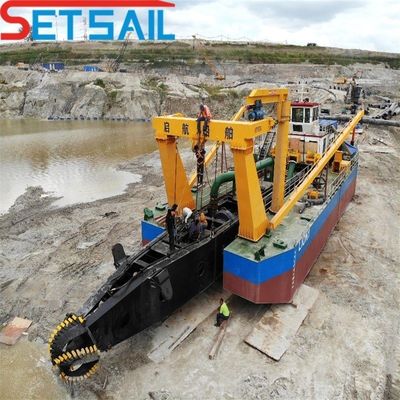 Fada Gerbox 8 Inch Cutter Sucion Dredger with 1.5m Height and Hydraulic Diesel Engine