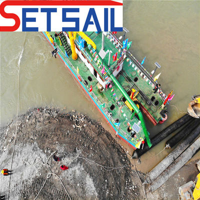 50-450kw Customizable Lake Sand Cutter Suction Dredging Machine with Underwater Pump