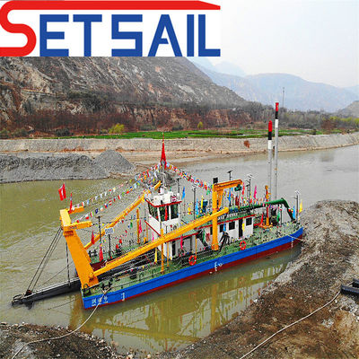 Diesel Engine Cutter Suction Dredger Machinery with Spud Carriage and Shipping Cost