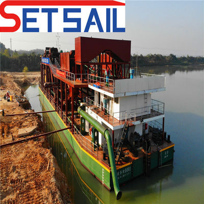 12 Inch Hydraulic Sand Dredging Machine and 500 Pump Size Customized