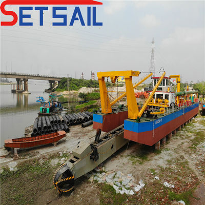 Customized Rexroth Hydraulic Cutter Suction Dredger with GPS Weichai Diesel Engine