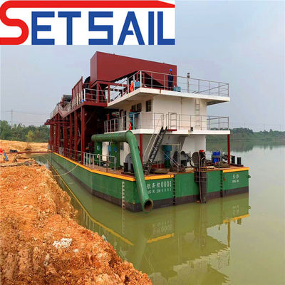 32inch Diesel Engine Cutter Suction Dredger with Cummins/720kw Auxiliary Power Head 66m