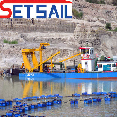 32 Inch Cutter Suction Dredger with Anchor Boom and Maximum Discharge Distance of 1500m