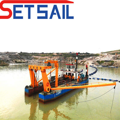 800 Cubic Meter Per Hour Capacity Cutter Suction Dredger for Sand Total Weight 180t