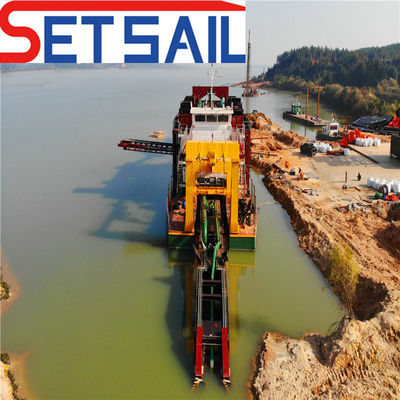 6 Kilometer Maximum Discharge Distance Cutter Suction River Sand Dredger with Sand Pump