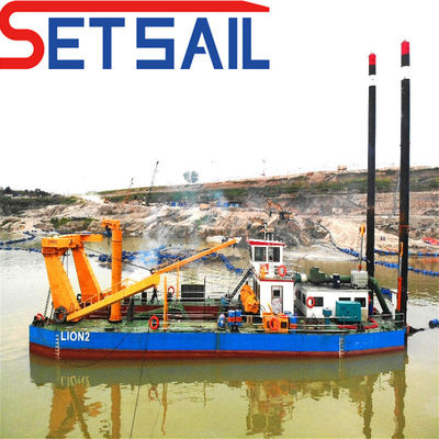 Cutter Head Type Suction Sand Dredger Exporter in with Fuel Consumption 120-220L/H
