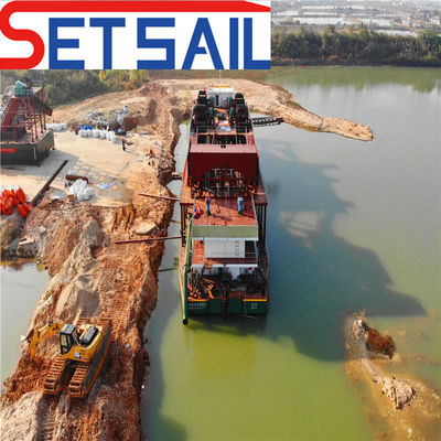 Diesel Engine Cummins River Lake Port Reservoir Inland Waterway Cutter Suction Dredger