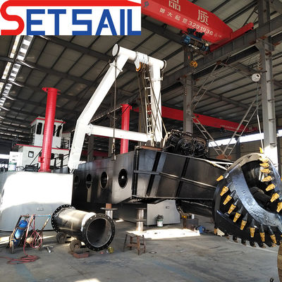 Siemens PLC System QHCST-26 Fully Automatic Cutter Suction Mud Dredger for River Sand