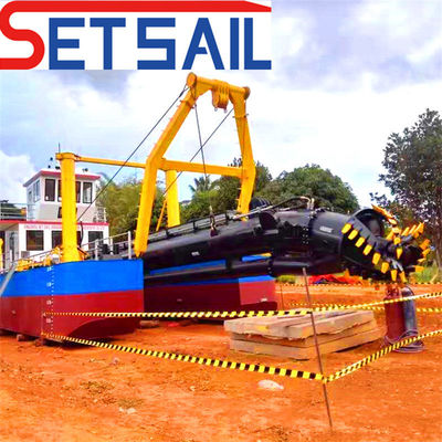 Total Height 2.2m Diesel Engine Water Flow 5000m3 Cutter Suction Dredger with Hydraulic