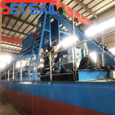 Performance Chain Bucket River Gold Tin Dredging Equipment for Large-scale Tin Mining