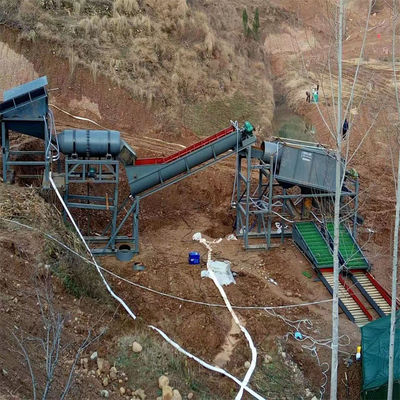 Corrosion Resistant Material Land Gold Mining Machinery with Diamond Jigging Equipment