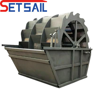 1000mm Screw Diameter AC Motor Low Failure Electric Power Wheel Sand Washing Machine