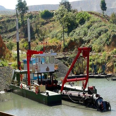 US 100000/Set Customized Diesel Enigne Hydraulic Dredger with Suction Pump and Anchor Rod
