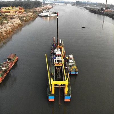 US 100000/Set Customized Diesel Enigne Hydraulic Dredger with Suction Pump and Anchor Rod