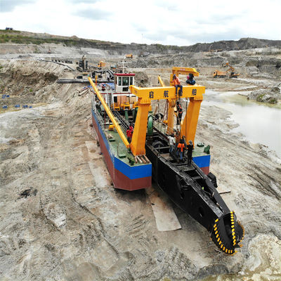 Diesel Engine Sand Cutter Suction Dredger for River Mud Dredging Depth 0.5 Meter -30 Meter