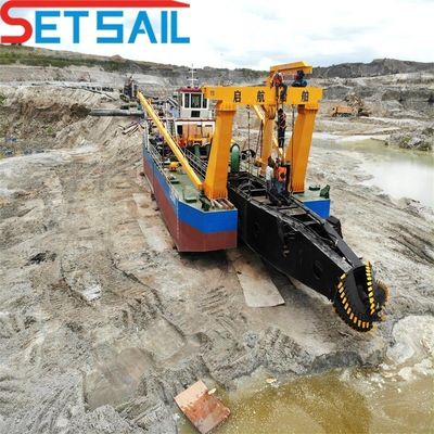 Fada Gerbox 8 Inch Cutter Sucion Dredger with 1.5m Height and Hydraulic Diesel Engine