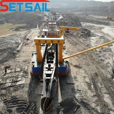 Fada Gerbox 8 Inch Cutter Sucion Dredger with 1.5m Height and Hydraulic Diesel Engine