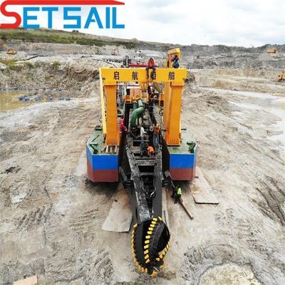 Fada Gerbox 8 Inch Cutter Sucion Dredger with 1.5m Height and Hydraulic Diesel Engine