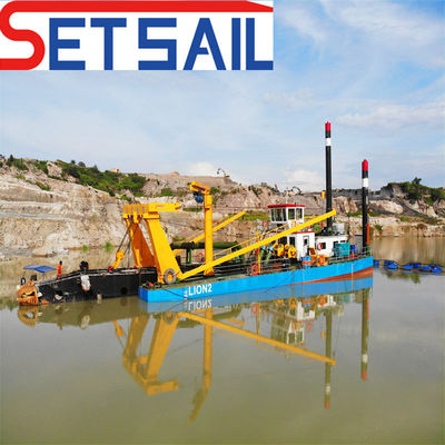 QHCST-61 Hydraulic Control Diesel Enigne Cutter Suction Dredger for Reservoir Dredging