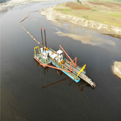 Customized 10m Dredging Depth Water Flow 1500m3 Cutter Suction Dredger for Bangladesh