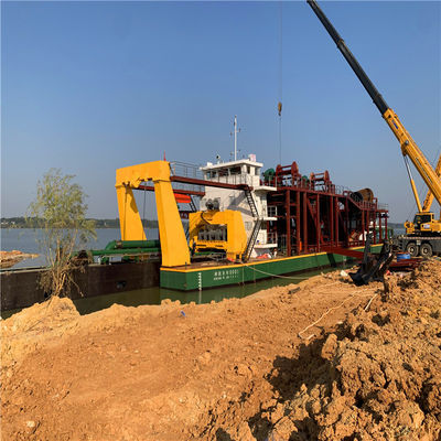 Customized 10m Dredging Depth Water Flow 1500m3 Cutter Suction Dredger for Bangladesh