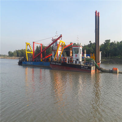 Customized 10m Dredging Depth Water Flow 1500m3 Cutter Suction Dredger for Bangladesh