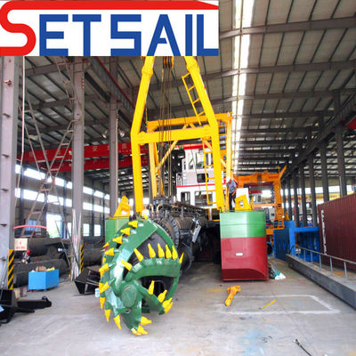 Fada Gearbox Electric Motor Power Hydraulic Cutter Suction Dredger with Underwater Pump