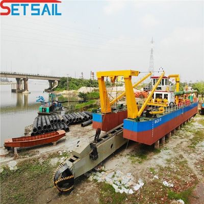 Port Dredging Cutter Suction Dredger with Cummins Diesel Engine and CE Certification