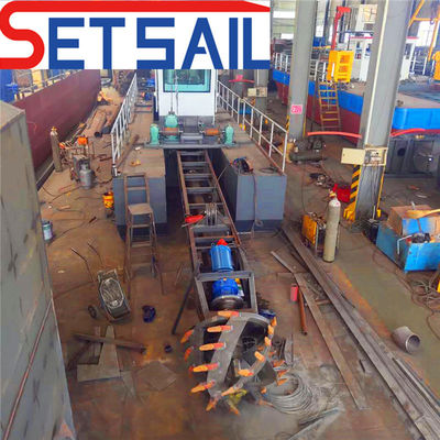 200kw Auxiliary Engine Power Cutter Suction Dredger for Full Water Flow 2000m3 River Sand