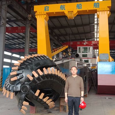 Electric Control System Diesel Engine Sand Dredger for River and Lake Sand Extraction