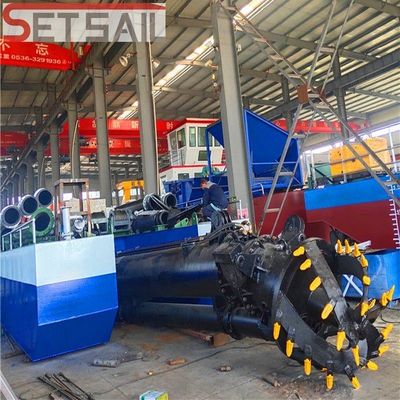 Electric Control System Diesel Engine Sand Dredger for River and Lake Sand Extraction