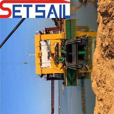 Rexroth Hydraulic Cutter Suction Sand Dredger with Diesel Engine 30-Day Refund Policy