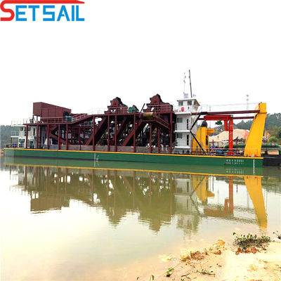 Diesel Power Type 14 Inch Water Flow 2000 Cutter Suction Dredger with Pump Size 350