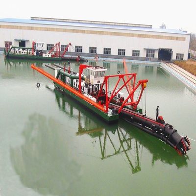 16 Inch Sand Pump Cutter Suction Dredger with 70kw Cutter Head Power and Anchore Rod
