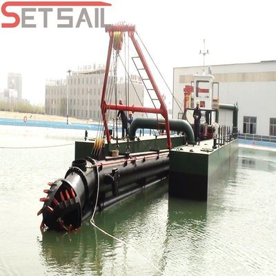 Rexroth Hydraulic Cutter Suction Dredger with Diesel Engine Maximum Dredging Depth 30m