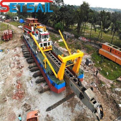 16 Inch Cutter Suction Sand Dredger with Hydraulic and Maximum Dredging Depth 13 Meter