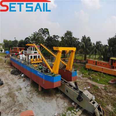 16 Inch Cutter Suction Sand Dredger with Hydraulic and Maximum Dredging Depth 13 Meter