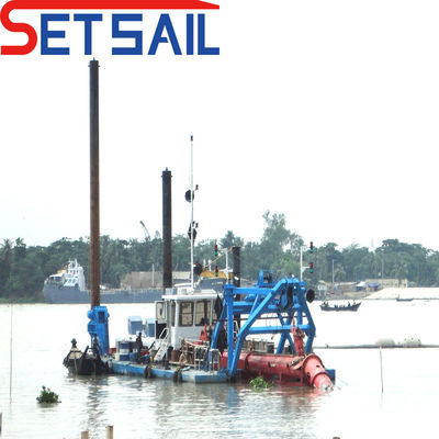 Maximum Dredging Depth 13 Meter 16 Inch Cutter Suction Dredger with Cummins Generator