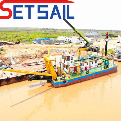 8mm Side Plate Thickness and Cumins 30 Kw Generator Power 16 Inch Cutter Suction Dredger