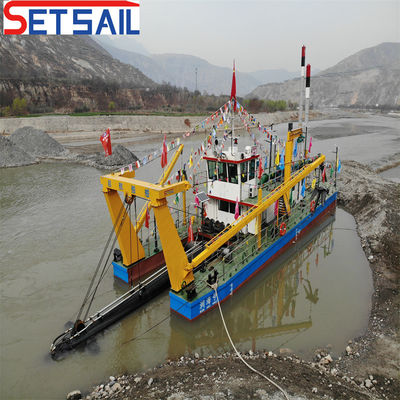 US Currency Underwater Pump Booster Station Cutter Suction Dredger for Bangladesh