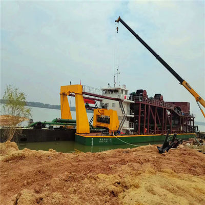 Cummins 100kw-2000kw Auxiliary Engine Powered Cutter Suction Dredger for Europe River Mud