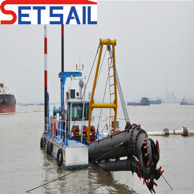 Shipping Cost Electric Power 14 Inch Cutter Suction Dredger for River Mud Total Length 30m