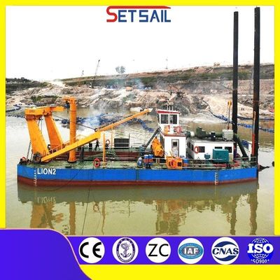 Siemens PLC Cutter Head Cutter Suction Dredger with Flow Meter Diesel Power Type