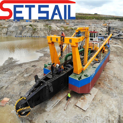 Cutter Suction Dredging Machine for Digging River Sand at and Fuel Consumption 34L-500L