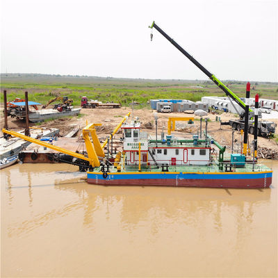 CTS Slot Type Hydraulic Control Cutter Head Cutter Suction Dredging Machine with Spud
