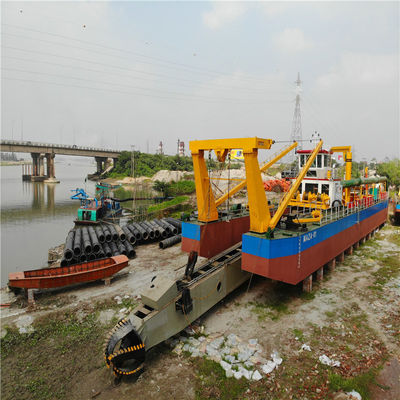 CTS Slot Type Hydraulic Control Cutter Head Cutter Suction Dredging Machine with Spud
