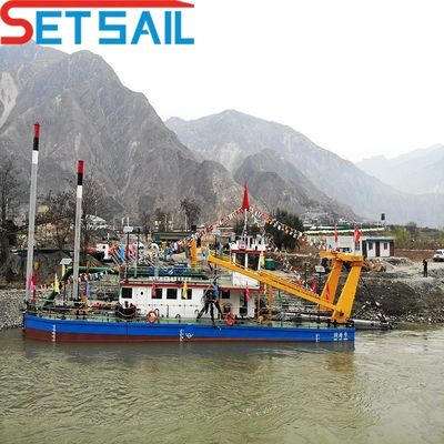 12 Inch Cutter Suction Dredger with Diesel Engine Drive and Cyclone Type Hydrocyclone