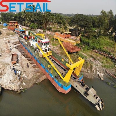 12 Inch Cutter Suction Dredger with Diesel Engine Drive and Cyclone Type Hydrocyclone