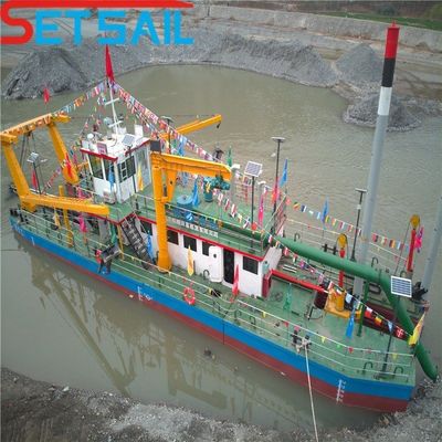 12 Inch Cutter Suction Dredger Used for Sand Extraction in River Total Height 2 Meter