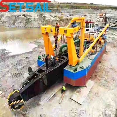 12 Inch Cutter Suction Dredger Used for Sand Extraction in River Total Height 2 Meter